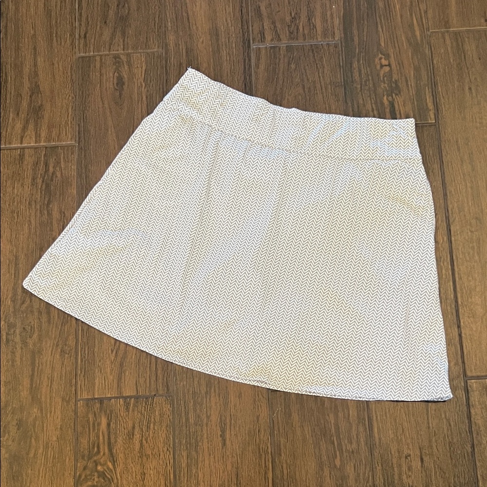 Fairway & Greene White/black golf Skirt